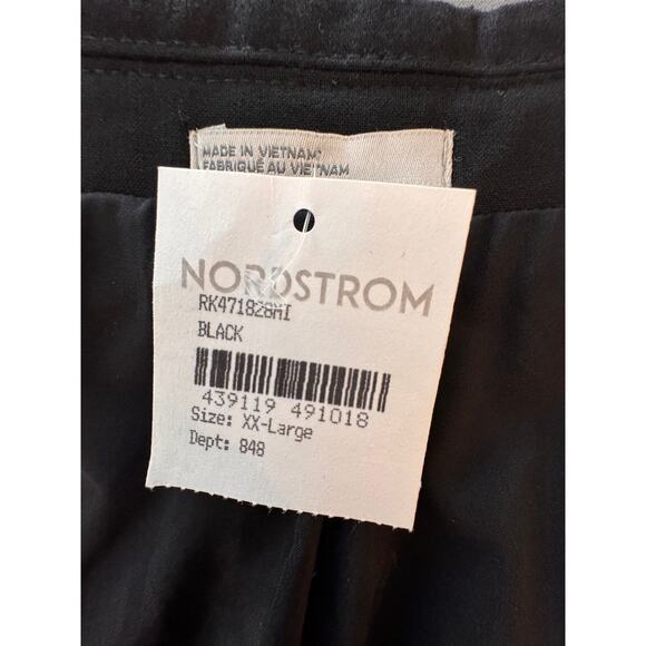 NWT NORDSTROM RACK Men's Black Trim Fit Single Breasted Suit Blazer Size XXL - Picture 5 of 7